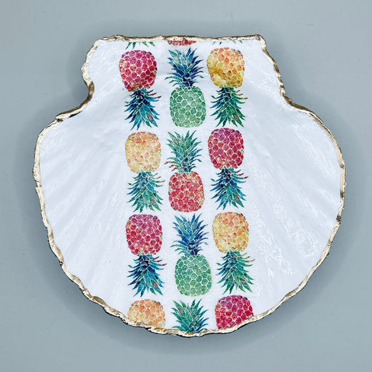 Pineapple Grove Clam Shell Jewelry Dish