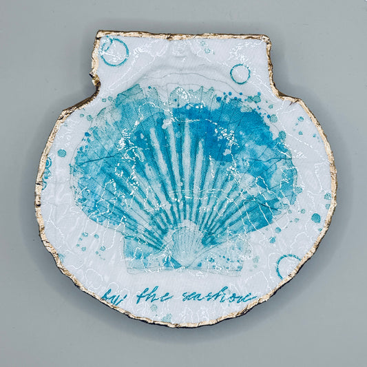 By The Seashore Clam Shell Jewelry Dish